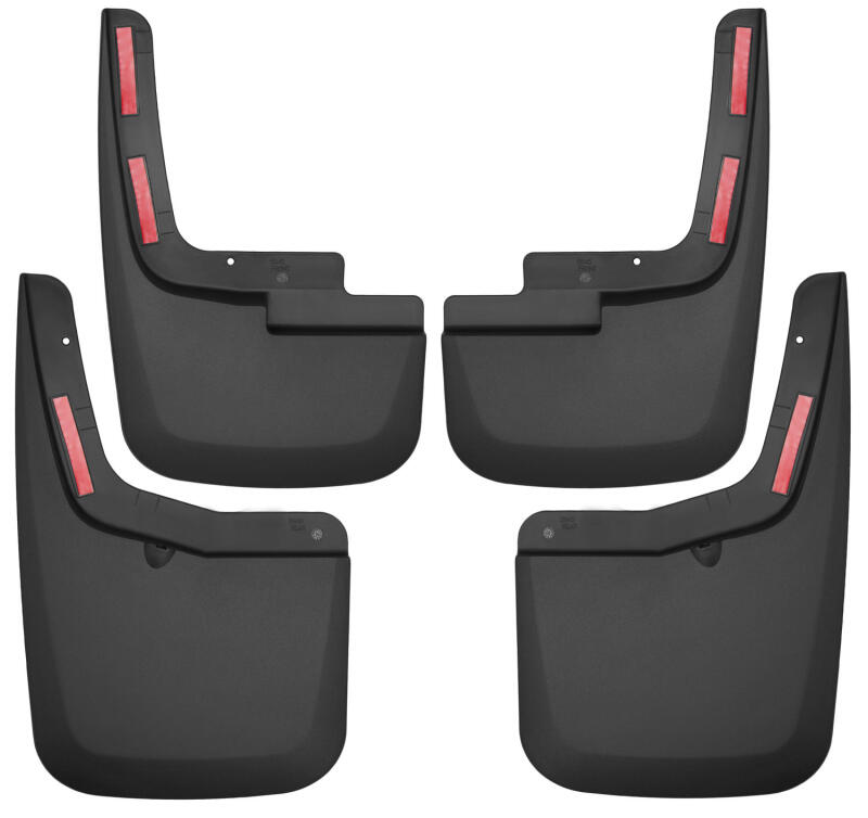 Ford F-150 Mud Guards - Front + Rear - Husky Liners - FormFit Design - Black - `15-`17 Ford F-150 Mud Guards - Front + Rear - Husky Liners - FormFit Design - Black - `15-`17